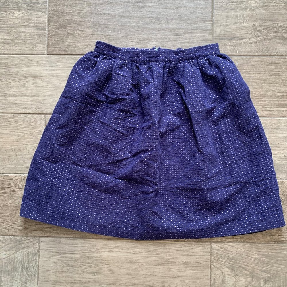 Lined metalic balloon skirt
